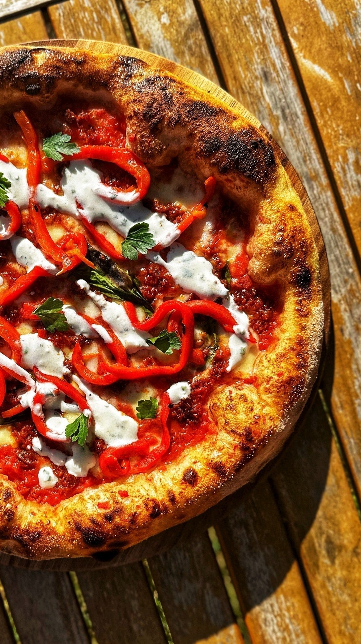 PROPERONI Crumble & Whipped Feta Pizza