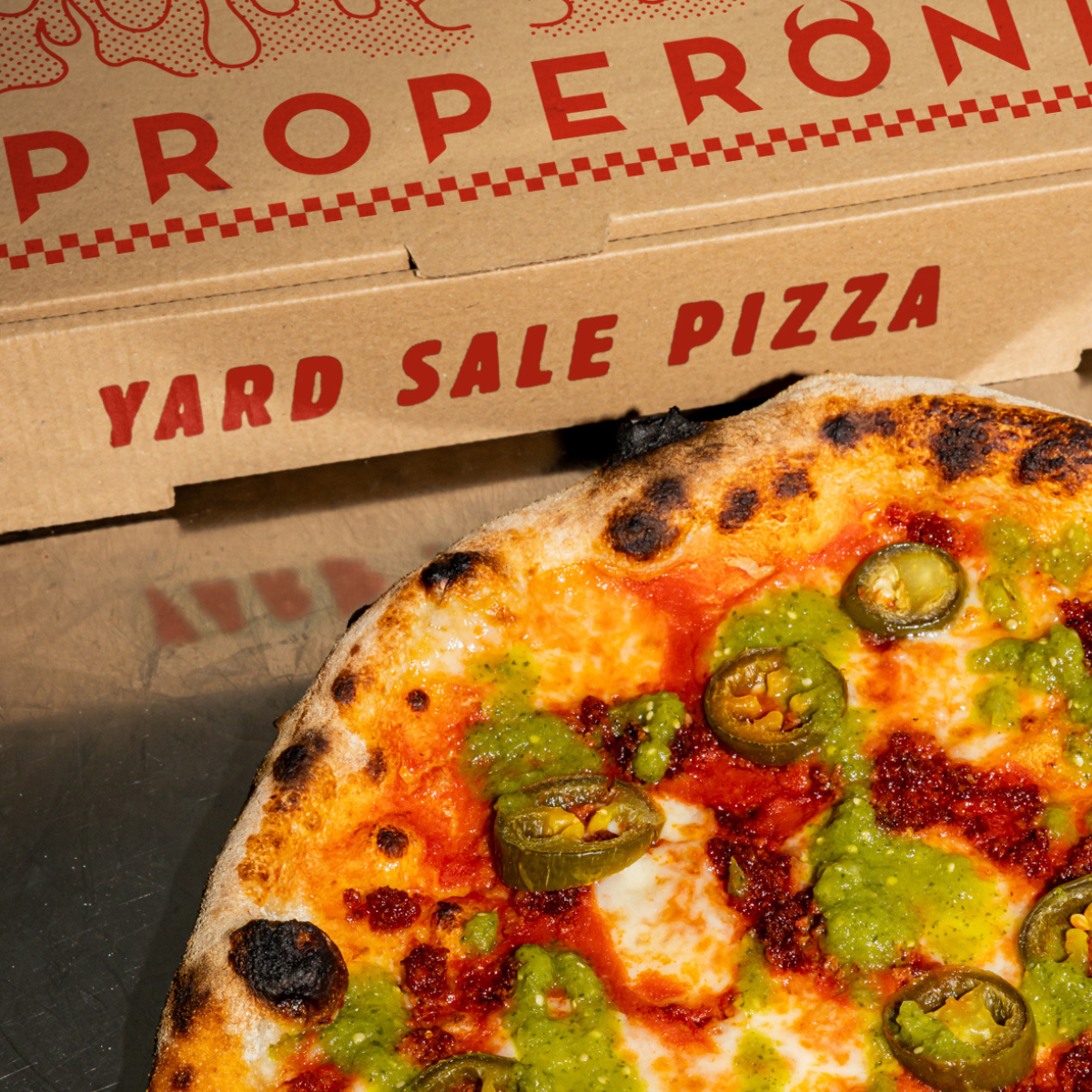 From The Unholy Pepperoni to THE FUEGO: PROPERONI® x Yard Sale Pizza Turn Up the Heat
