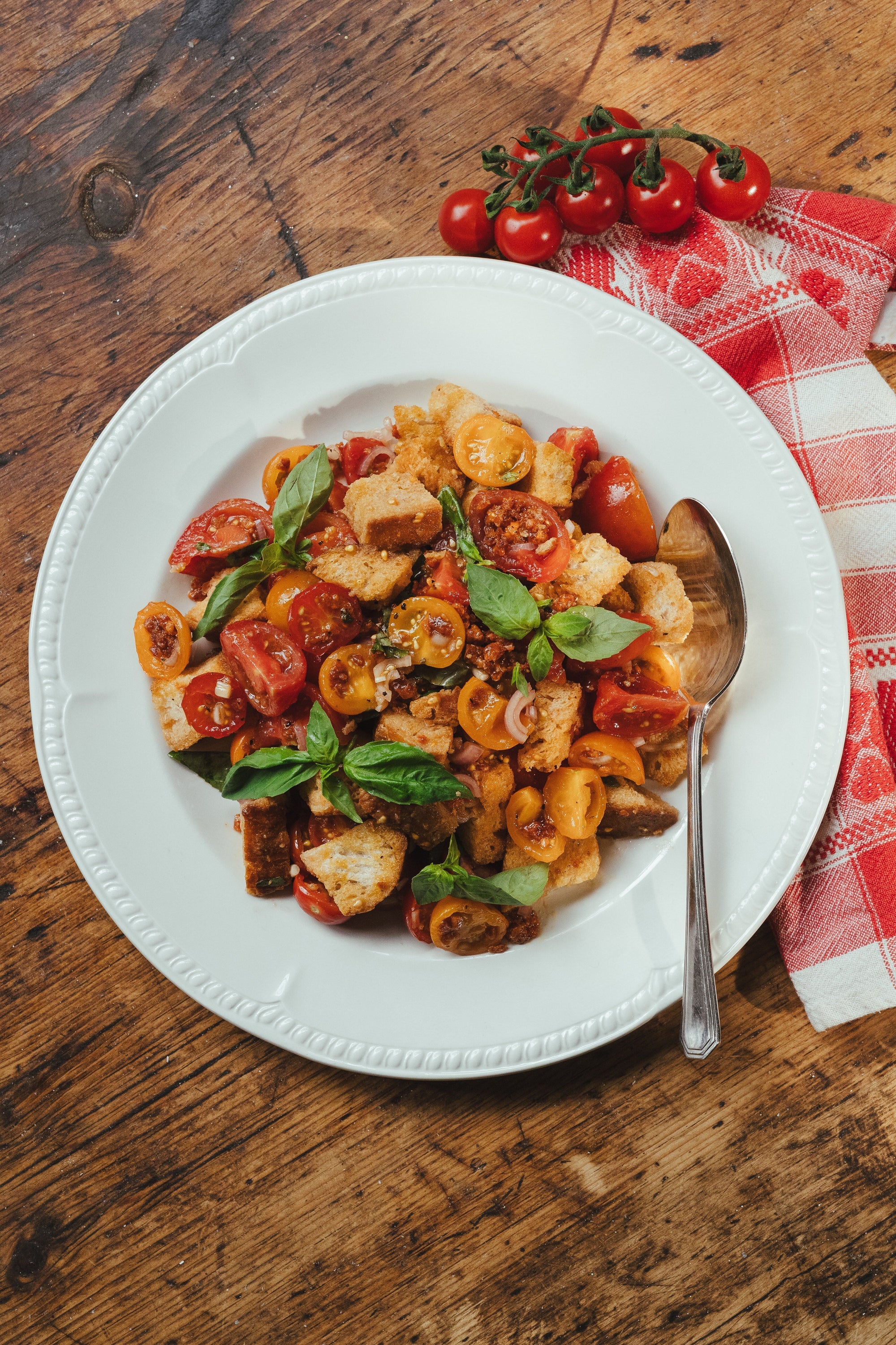 Smokey Panzanella Salad with PROPERONI®