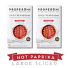 Properoni Hot Paprika Large Sliced Pepperoni 2 x 80g