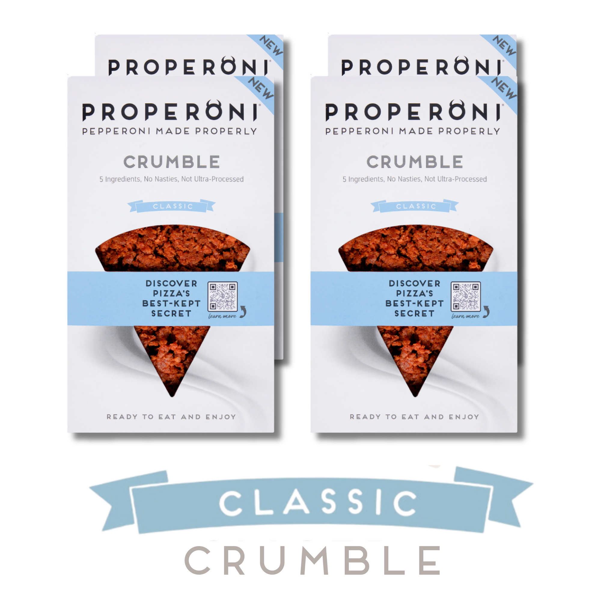 Properoni Classic Crumble 4 x 80g