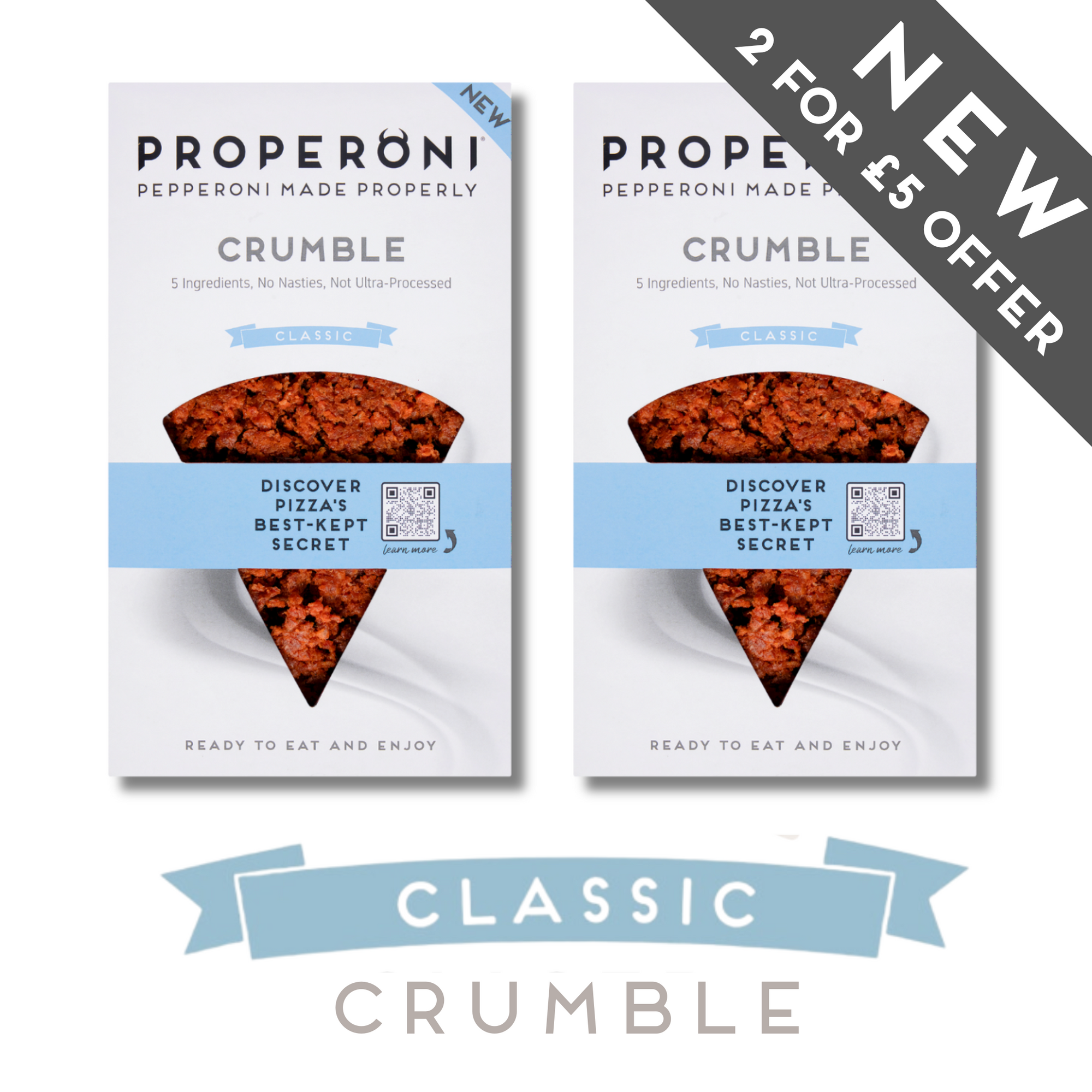 Properoni Classic Crumble 2 x 80g