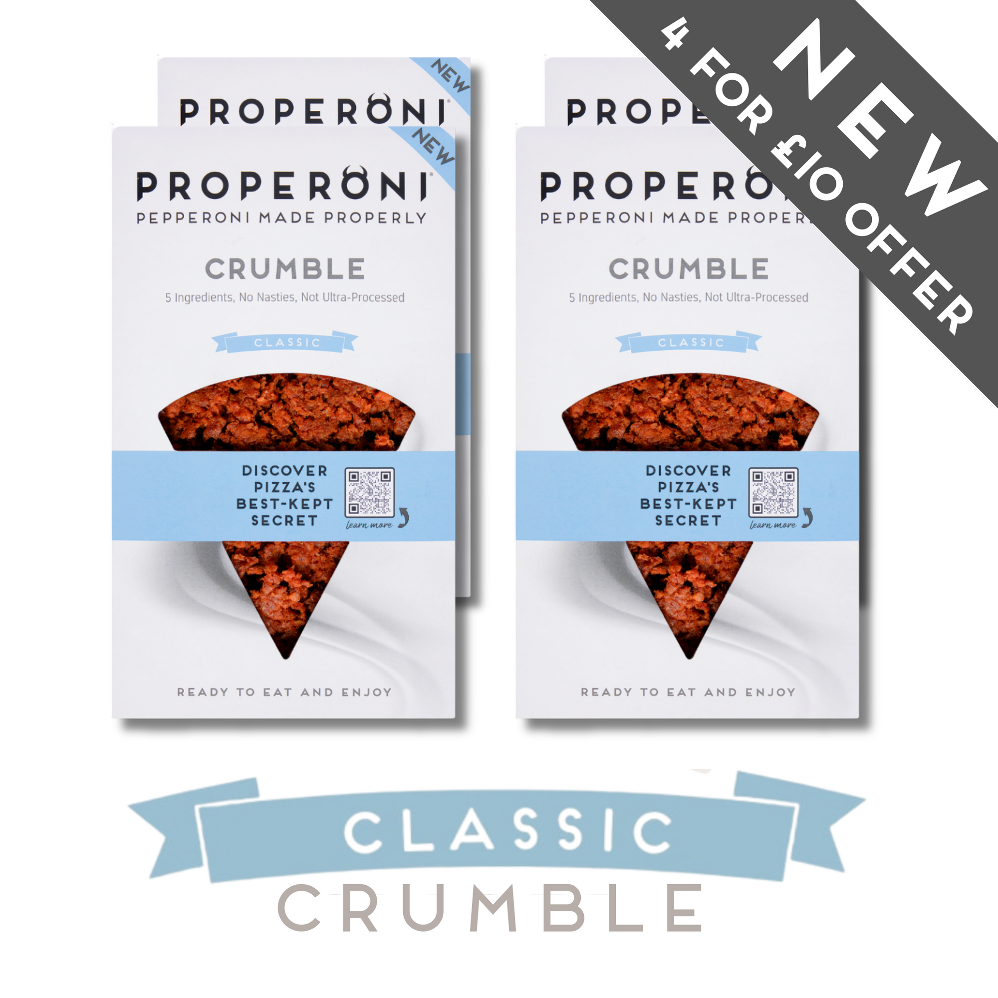 Properoni Classic Crumble 4 x 80g
