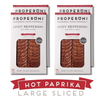 Properoni Hot Paprika Large Sliced Pepperoni 4 x 80g